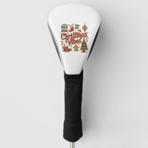 Weihnachtsstimmung Schneekugel Lebkuchenmann Baum Golf Headcover