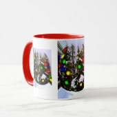 Weihnachtsstimmung Tasse (Vorderseite Links)