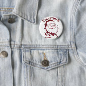 Weihnachtsstimmung Vintage-Design Button (Beispiel)