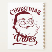 Weihnachtsstimmung Vintage-Design Planer (Rückseite)