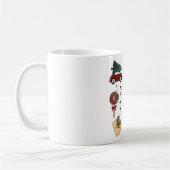 Weihnachtsstimmung Weihnachtsaufkleber-Pack Kaffeetasse (Links)