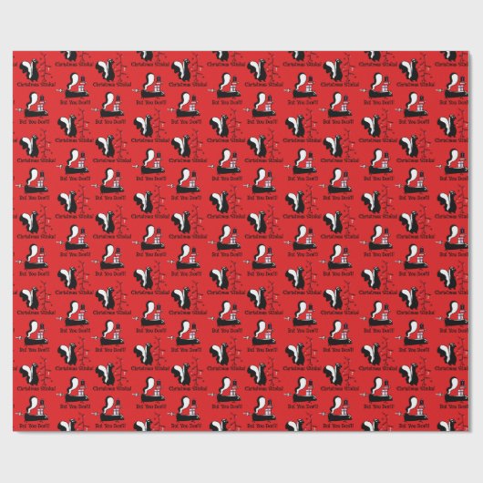 Weihnachtsstinken Geschenkpapier (Flach)