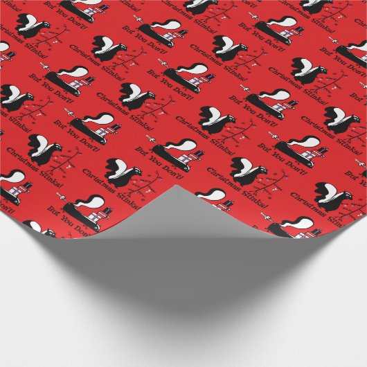 Weihnachtsstinken Geschenkpapier (Ecke)