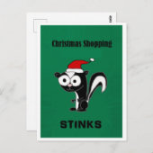 Weihnachtsstinkts Postkarte (Vorne/Hinten)