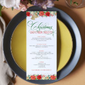 Weihnachtsstipps-Blume an der Grenze Einladung