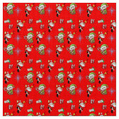 Weihnachtsstoff Stoff (Nahaufnahme)