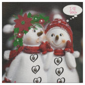 Weihnachtsstoff Stoff (Nahaufnahme)