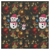 Weihnachtsstoff Stoff (Nahaufnahme)