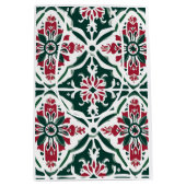 Weihnachtsstollen - Rot & Grün Mittlere Geschenktüte (Vorderseite)