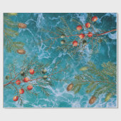 Weihnachtsstrand Geschenkpapier (Flach)