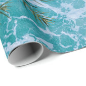 Weihnachtsstrand Geschenkpapier (Rolleneckpunkt)