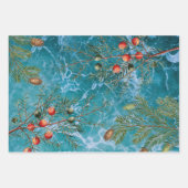 Weihnachtsstrand Geschenkpapier Set (Vorderseite)