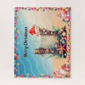 Weihnachtsstrand Puzzle (Vertikal)