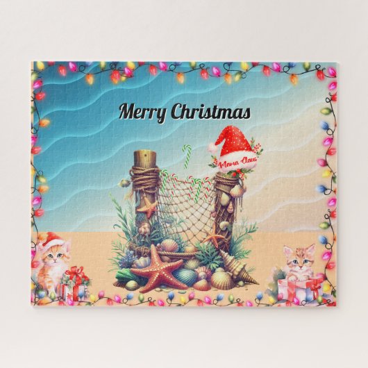Weihnachtsstrand Puzzle (Horizontal)
