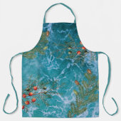 Weihnachtsstrand Schürze (Vorderseite)