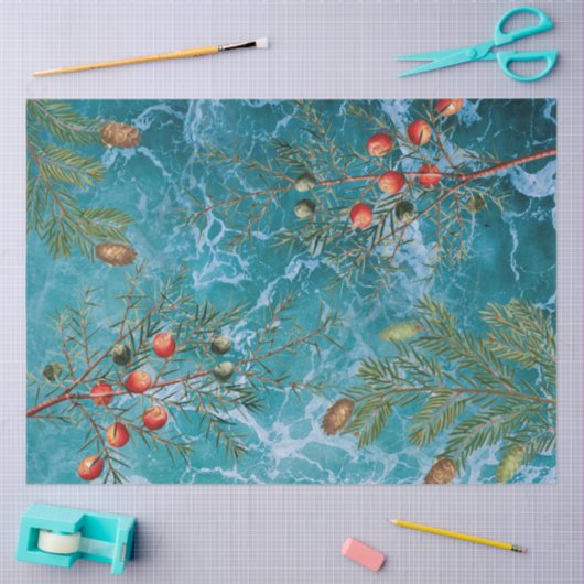 Weihnachtsstrand Seidenpapier (Basteln)