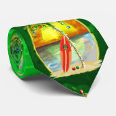 Weihnachtsstrand-Sonnenuntergang Krawatte (Gerollt)