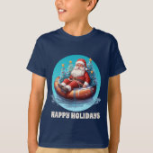 Weihnachtsstrand Weihnachten Weihnachten hinzufüge T-Shirt (Vorderseite)