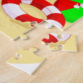 weihnachtsstrand weihnachtsmann puzzle (Seite)