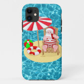 Weihnachtsstrandsklee Case-Mate iPhone Hülle (Rückseite)