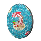 Weihnachtsstrandsklee Dartscheibe (Vorderseite rechts)