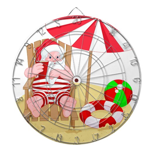 Weihnachtsstrandsklee Dartscheibe (vorne)