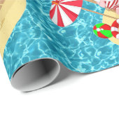 Weihnachtsstrandsklee Geschenkpapier (Rolleneckpunkt)