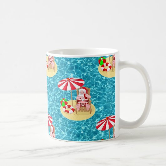 Weihnachtsstrandsklee Kaffeetasse (Rechts)