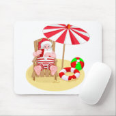 Weihnachtsstrandsklee Mousepad (Mit Mouse)