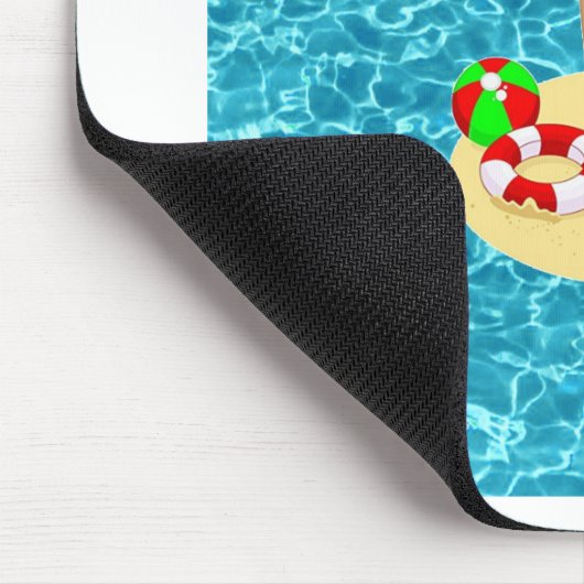 Weihnachtsstrandsklee Mousepad (Ecke)