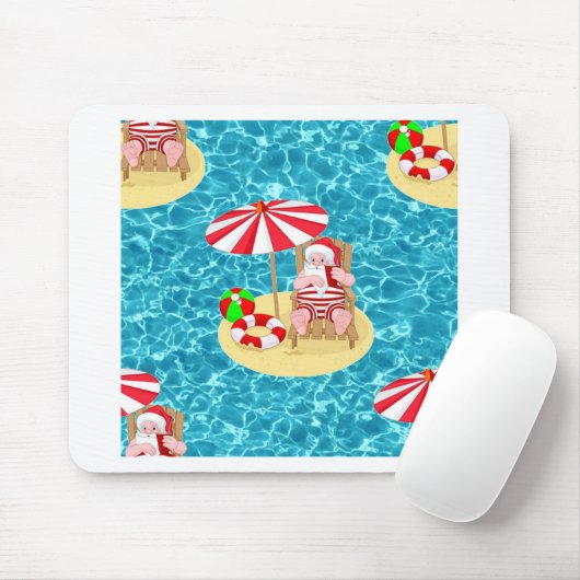 Weihnachtsstrandsklee Mousepad (Mit Mouse)