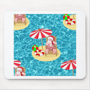 Weihnachtsstrandsklee Mousepad