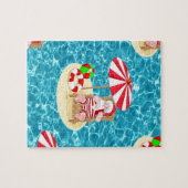 Weihnachtsstrandsklee Puzzle (Horizontal)