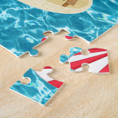 Weihnachtsstrandsklee Puzzle (Seite)