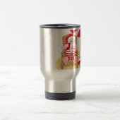 Weihnachtsstrandsklee Reisebecher (Mittel)