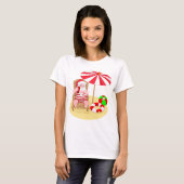 Weihnachtsstrandsklee T-Shirt (Vorne ganz)