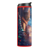 Weihnachtsstraße 1 thermosbecher (Nach links gedreht)