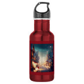 Weihnachtsstraße 2 edelstahlflasche (Vorderseite)