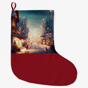Weihnachtsstraße 2 großer weihnachtsstrumpf