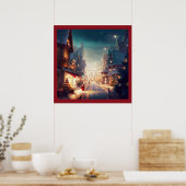 Weihnachtsstraße 2 poster (Küche)