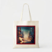 Weihnachtsstraße 2 tragetasche (Vorne)