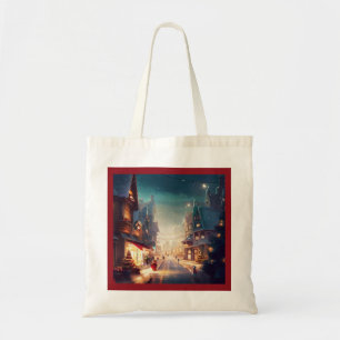 Weihnachtsstraße 2 tragetasche