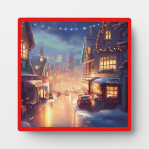 Weihnachtsstraße 3 fotoplatte