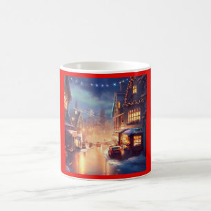 Weihnachtsstraße 3 kaffeetasse