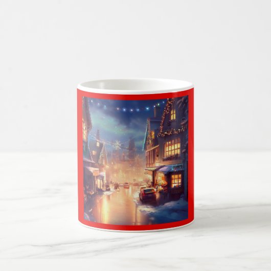 Weihnachtsstraße 3 kaffeetasse (Mittel)