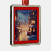 Weihnachtsstraße 3 ornament aus metall (Rechts)