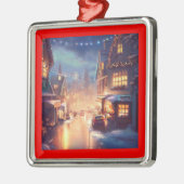 Weihnachtsstraße 3 ornament aus metall (Links)