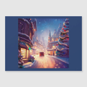 Weihnachtsstraße 4 magnetkarte