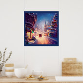 Weihnachtsstraße 4 poster (Küche)