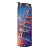 Weihnachtsstraße 4 thermosbecher (Nach rechts gedreht)